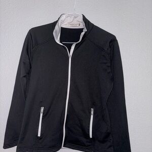 Sag Harbor Black Jacket with White Trim